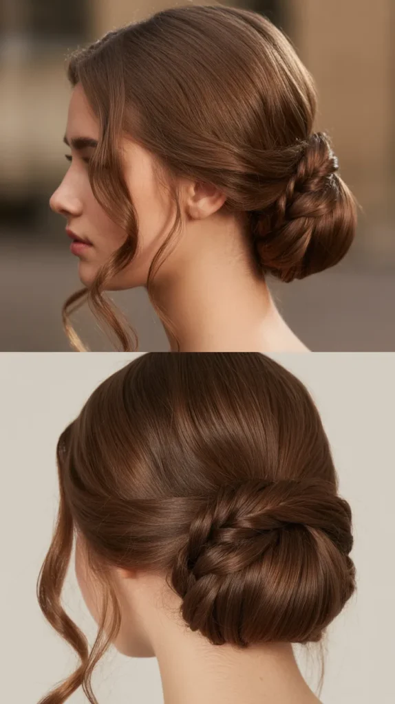  Low Twisted Chignon