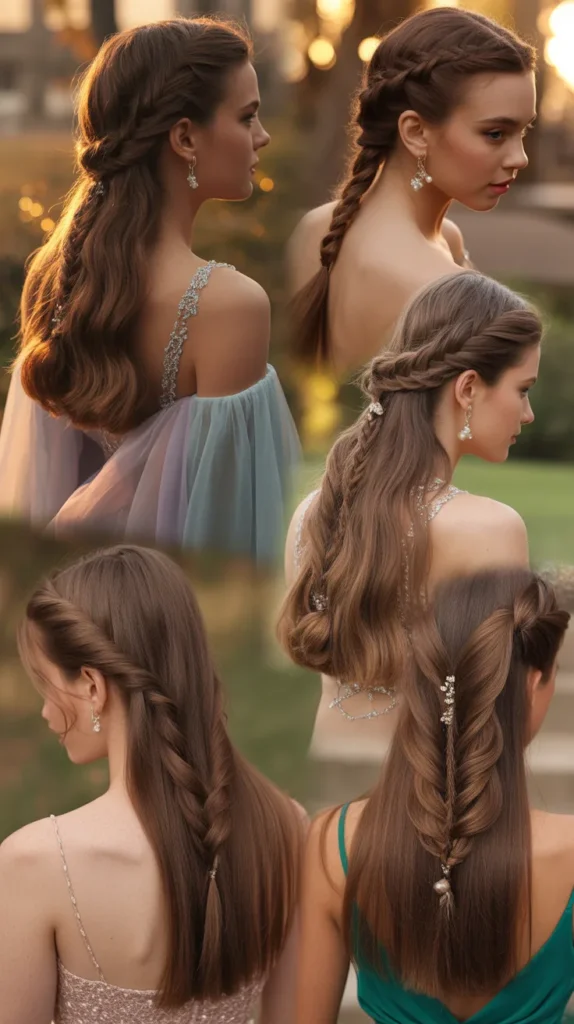  Fishtail Braid Over One Shoulder