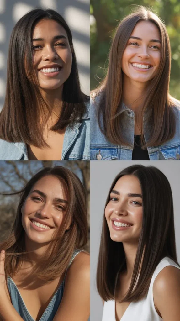 Natural Straight Hair Embracing Natural Texture