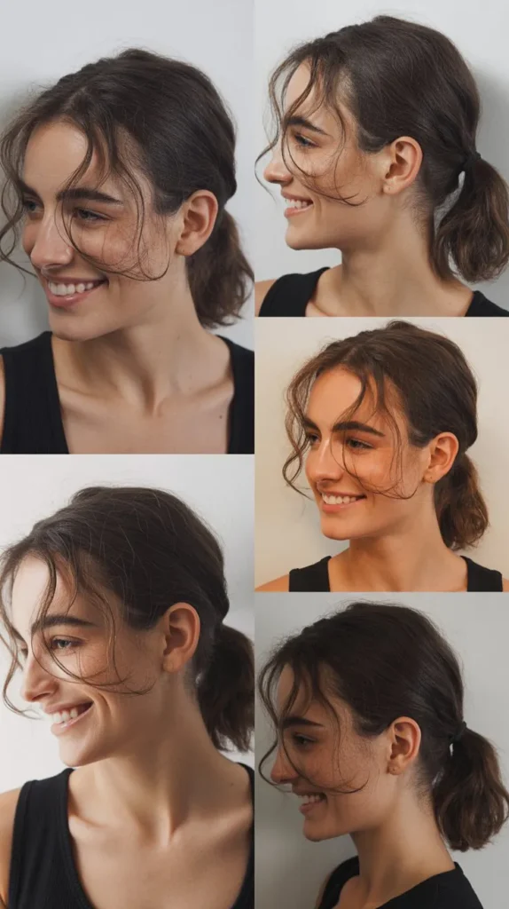 Ponytail with Wispy Baby Hairs