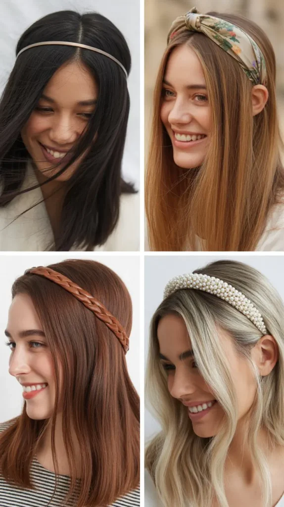 Straight Hair with Headband