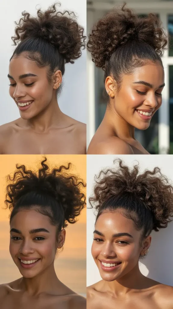 Voluminous Puffed Ponytail