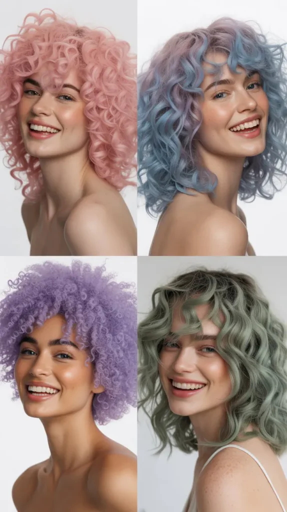 Cotton Candy Shag Wig