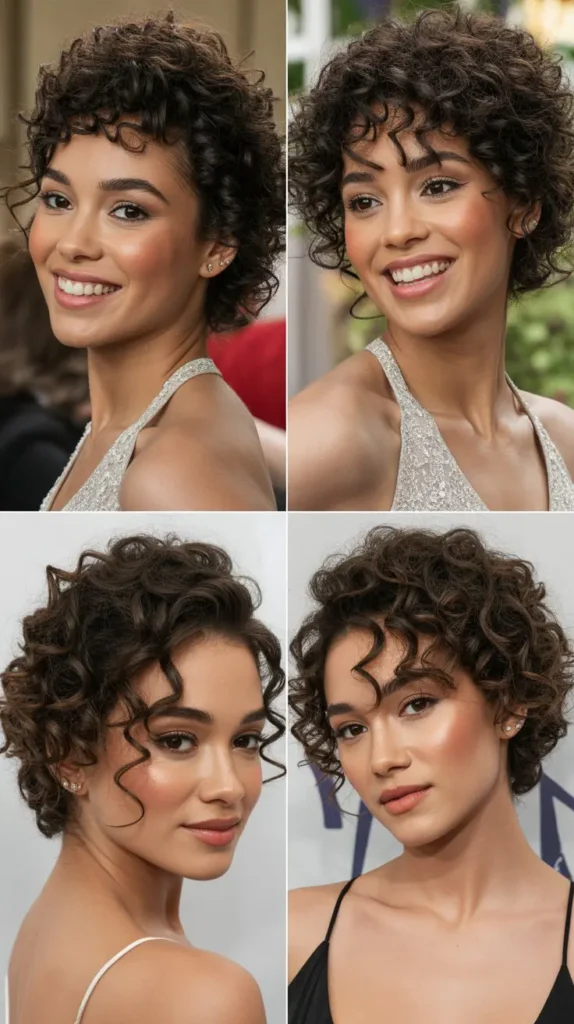 Defined Spiral Curls for Prom