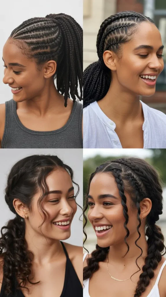 Dutch Braid Ponytail