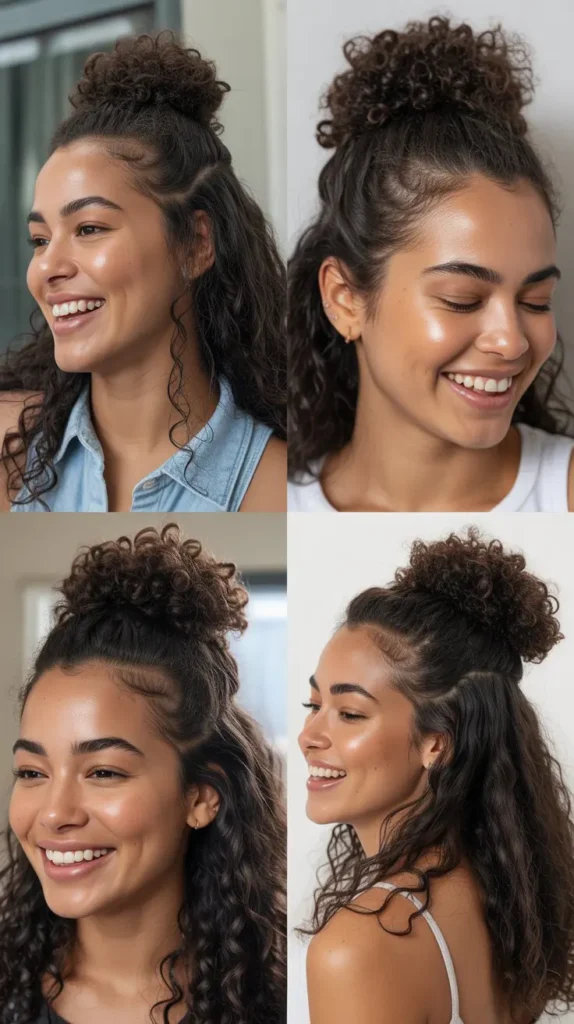 The Half-Up Top Knot