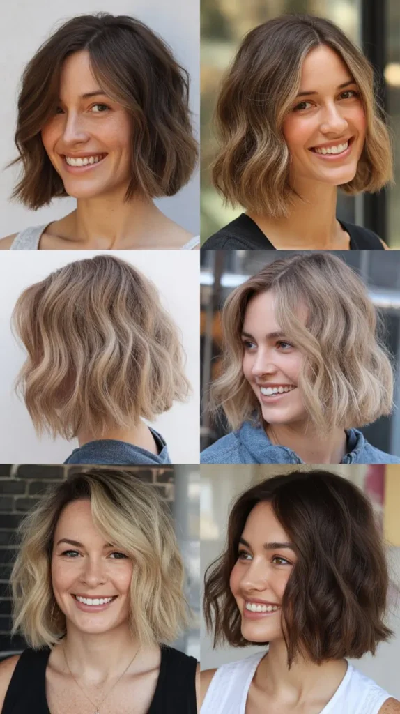 The Textured Lob (Long Bob) Waves
