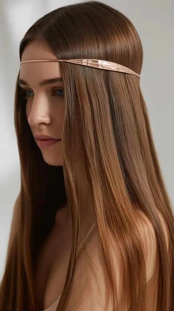 Straight Sleek Hair with Headband