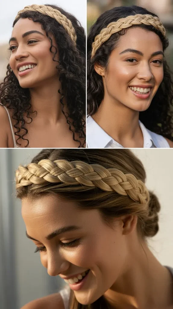  Braided Crown Headband
