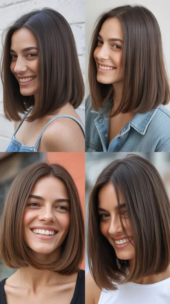 Straight Lob (Long Bob)