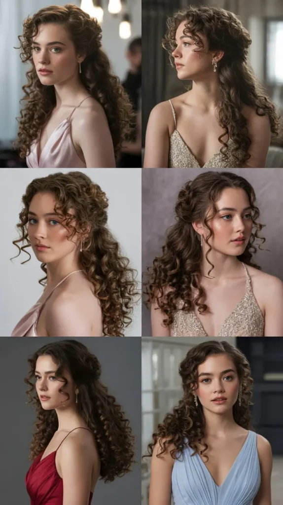 Cascading Spiral Curls