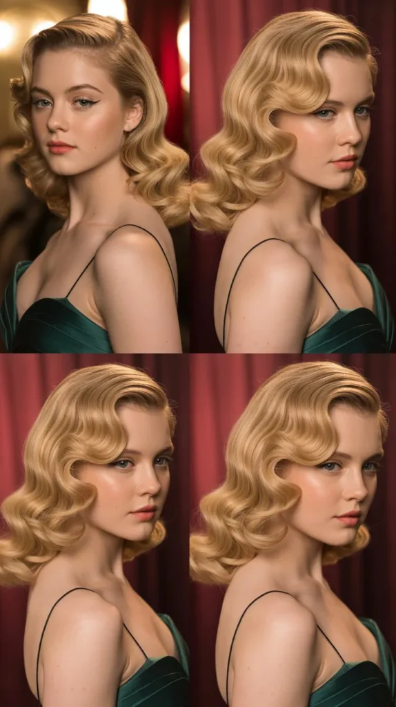  Glam Blonde Hollywood Waves