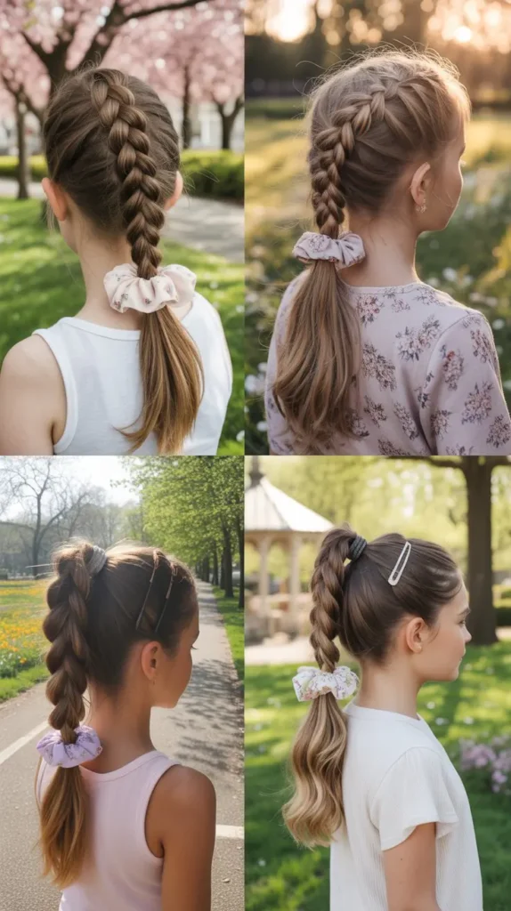 French Braid Ponytail