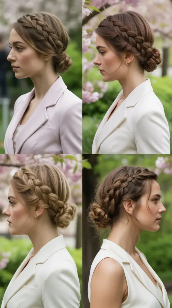 Dutch Braid Updo
