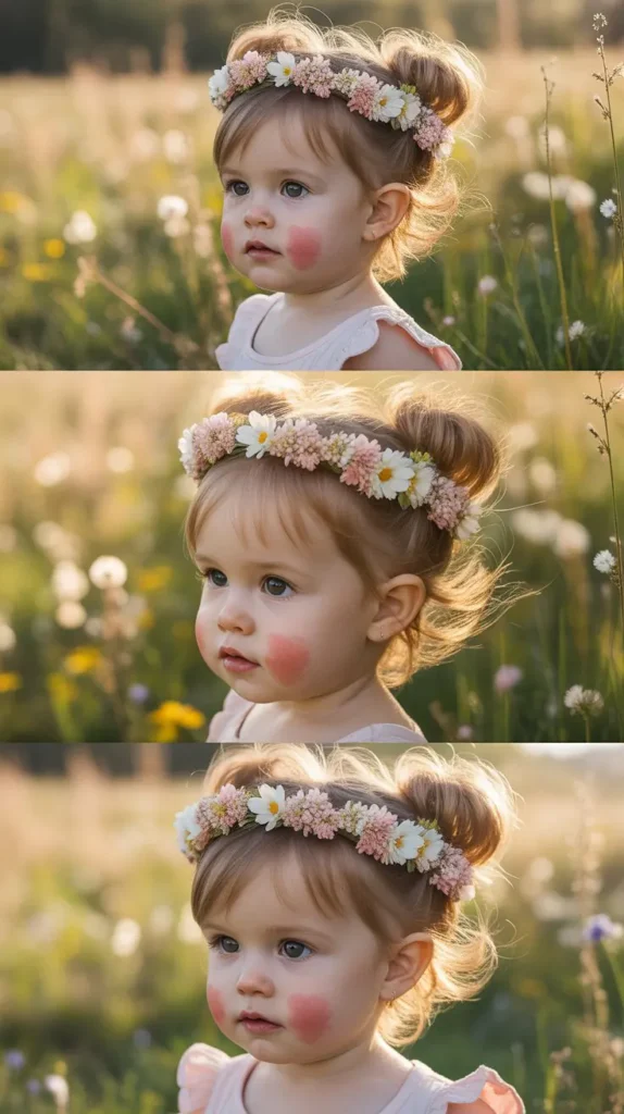 Floral Crown Updo