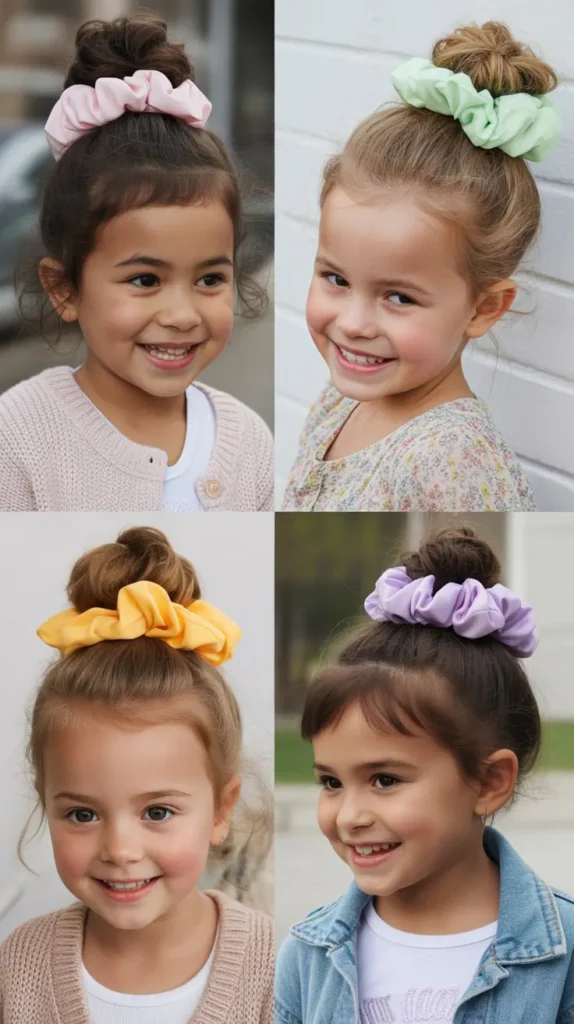  Messy Bun with Scrunchie