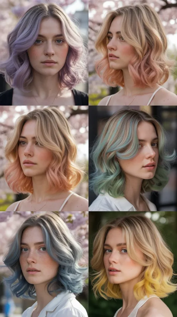 Pastel Highlighted Waves