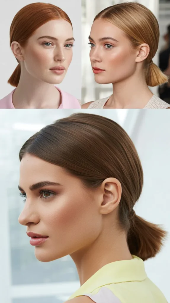 Sleek Low Ponytail