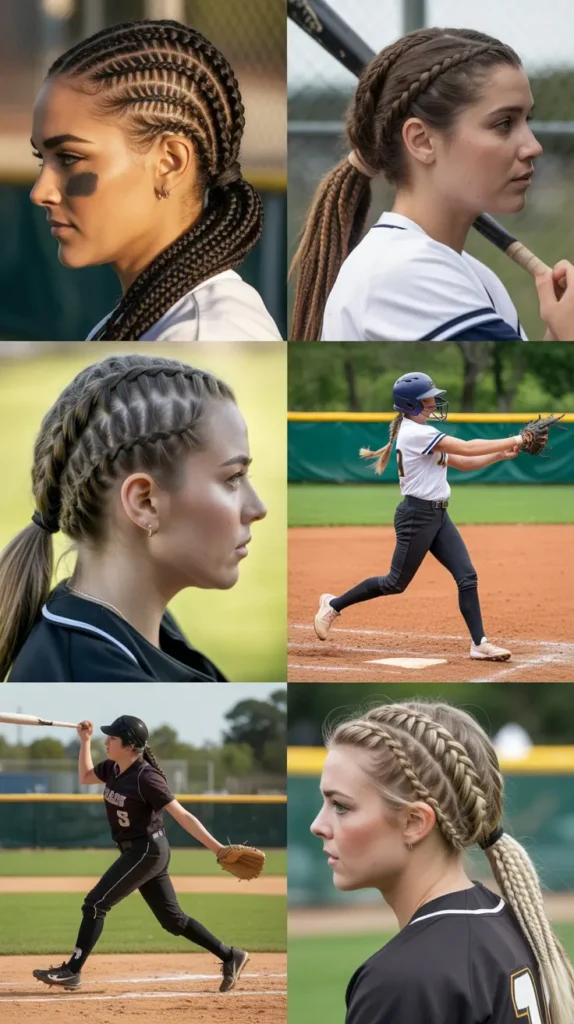 Cornrow Braids into Ponytail