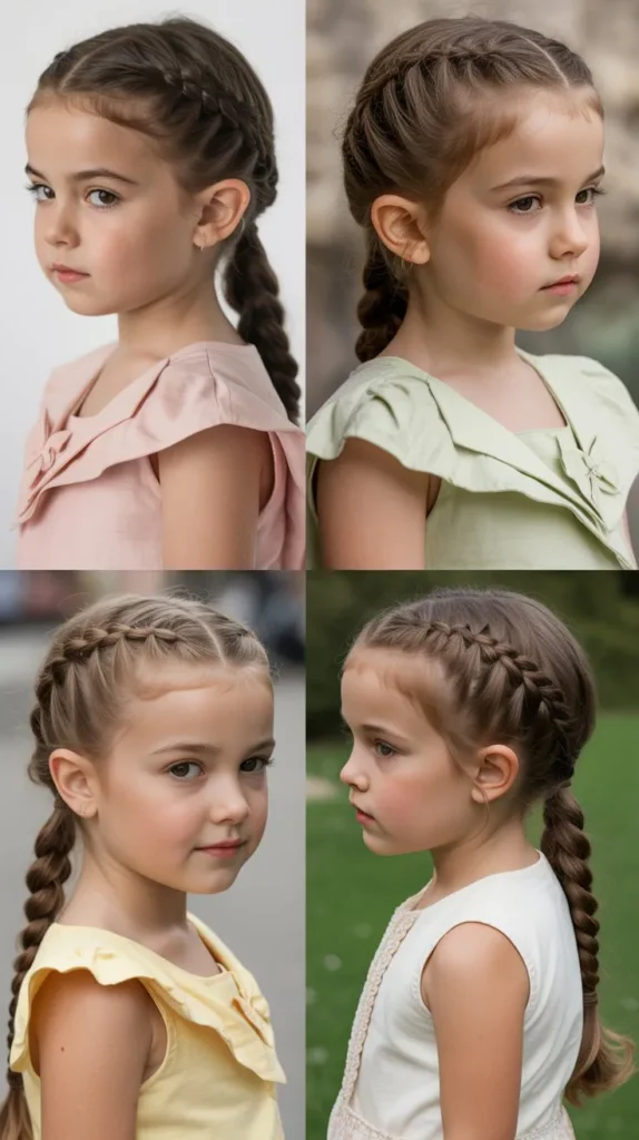  Braided Low Ponytail