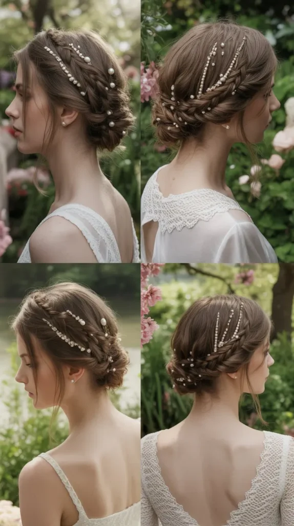 Waterfall Braid Updo