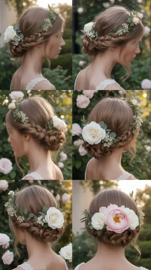 Floral Accessorized Updo