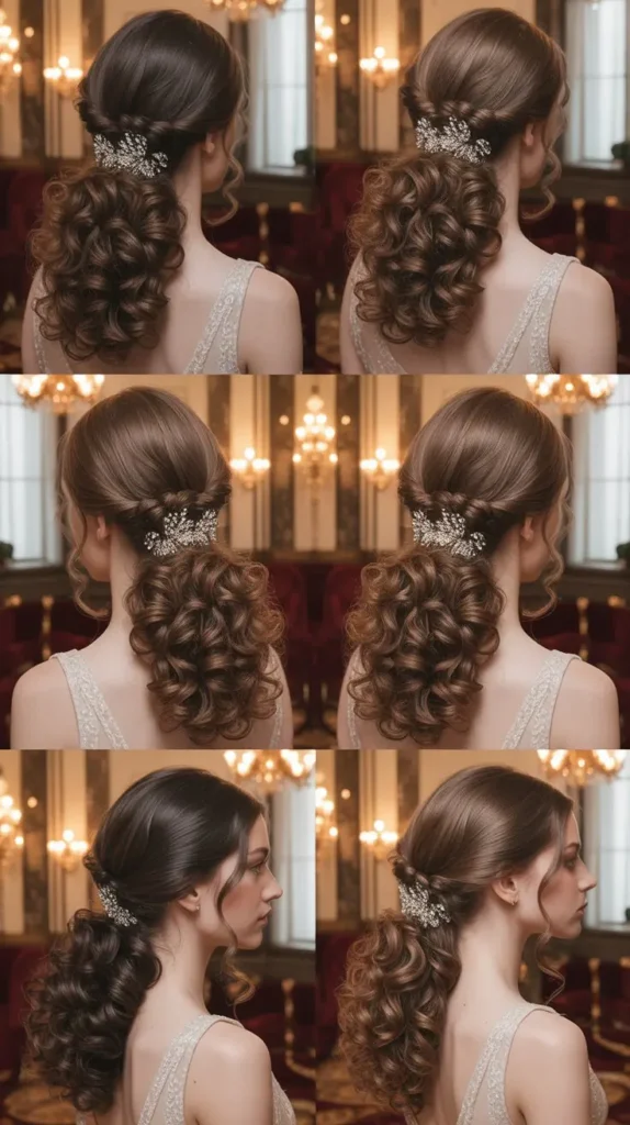 Cascading Pinned Curls