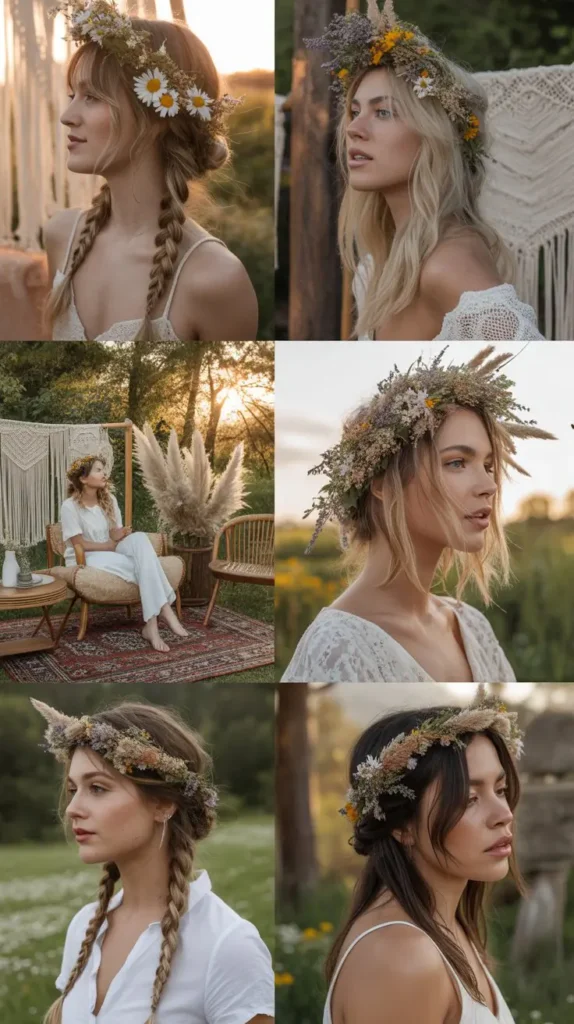 Boho Fishtail Braid Bun