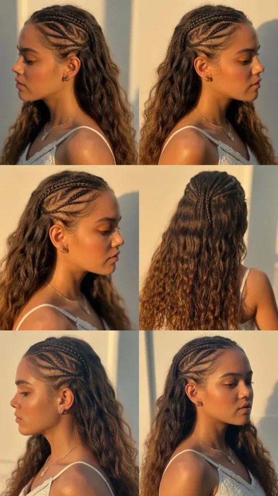  Micro Braids Scattered Through Waves