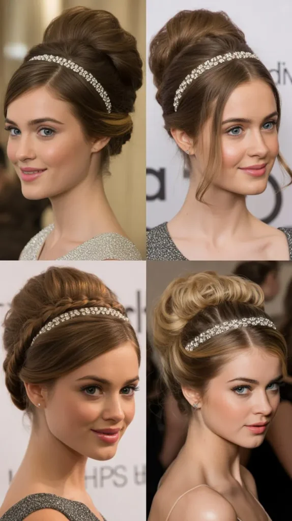 Accessorized Headband Updo