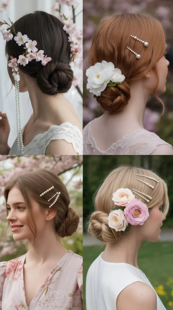 Double Twisted Bun Updo