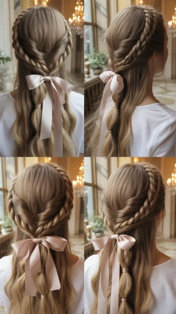 Twisted Rope Braid Updo