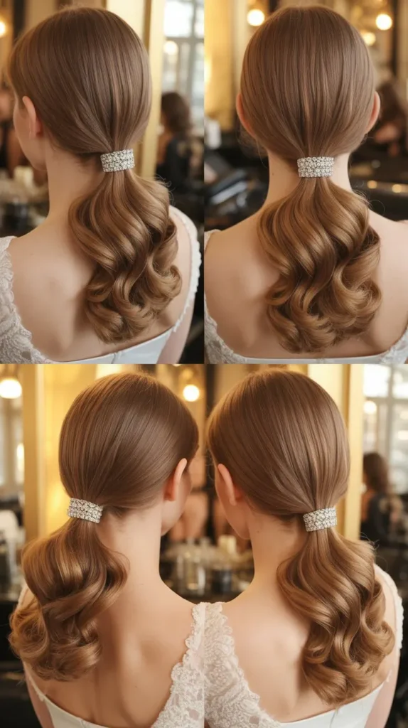 Textured Low Ponytail