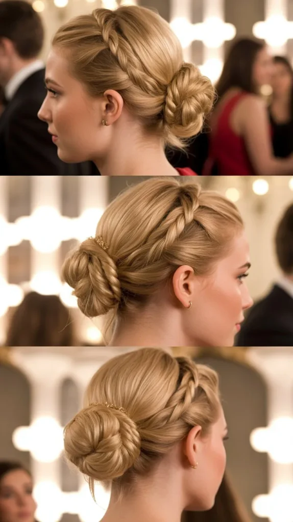 Twisted Rope Braid Updo