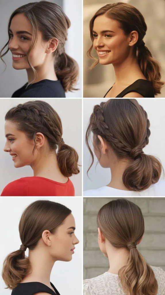 Twisted Low Ponytail