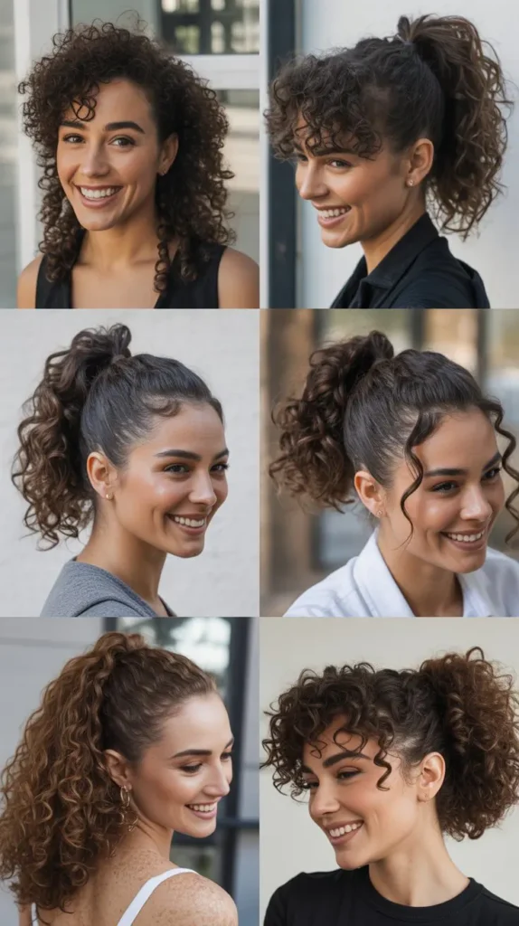 Curly High Ponytail