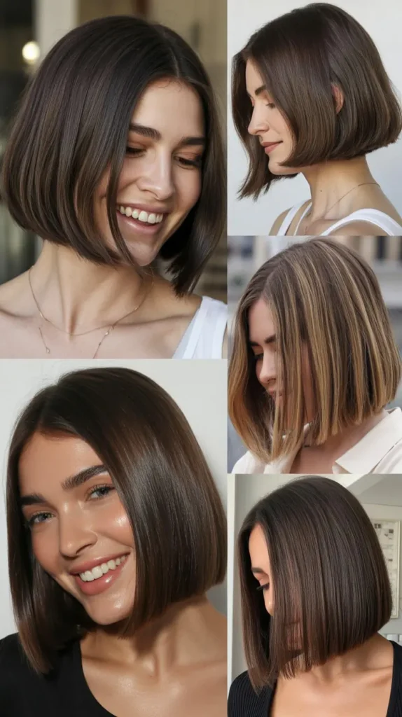 Glossy Straight Bob