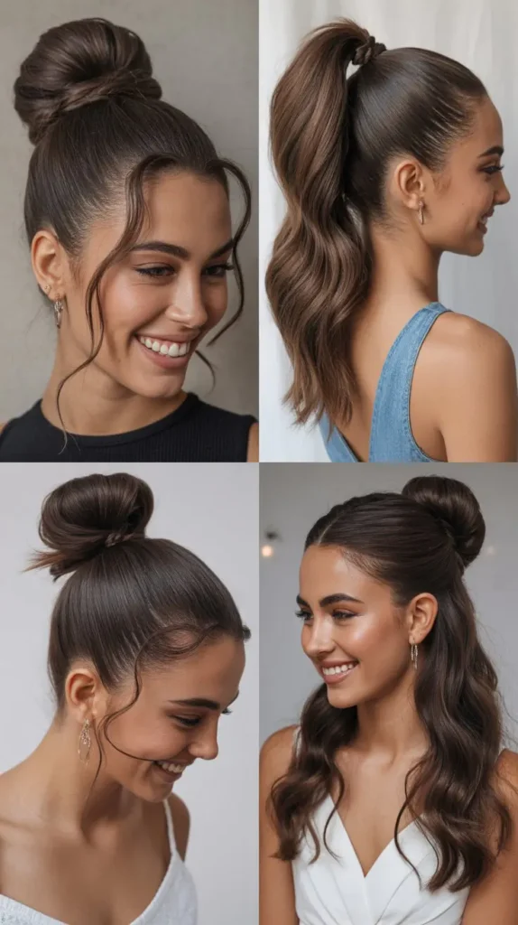 Ballerina Bun Ponytail Hybrid