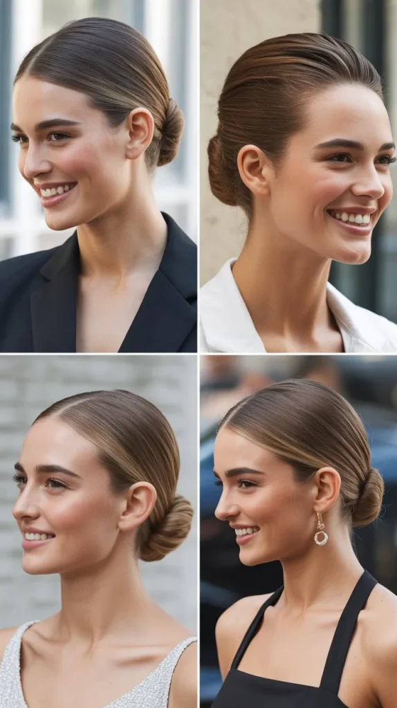The Slicked-Back Bun