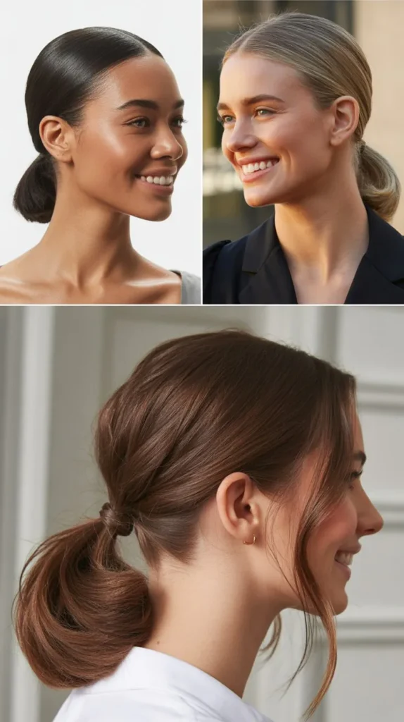 Sleek Low Ponytail