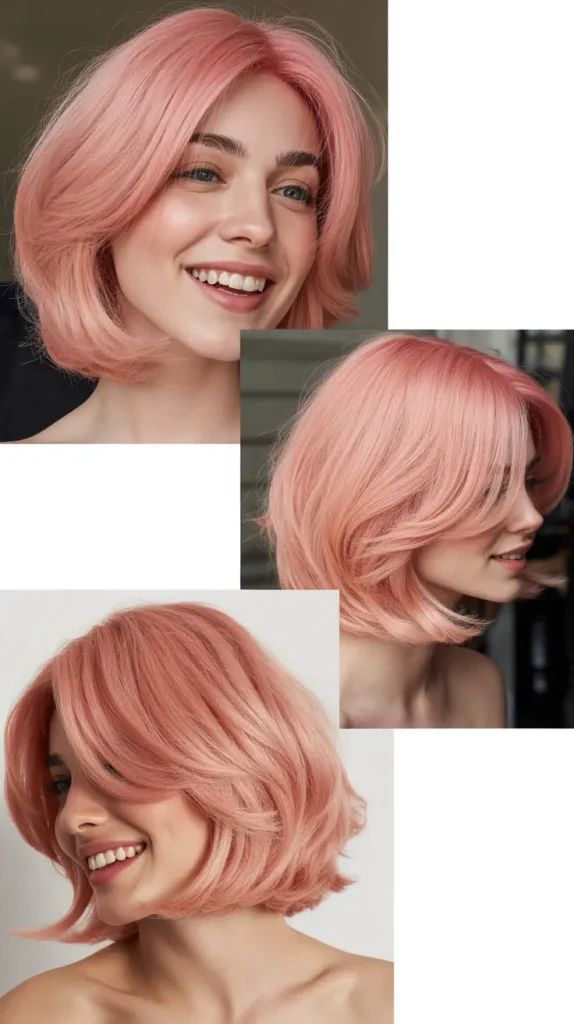 Cherry Blossom Pink Lob Wig