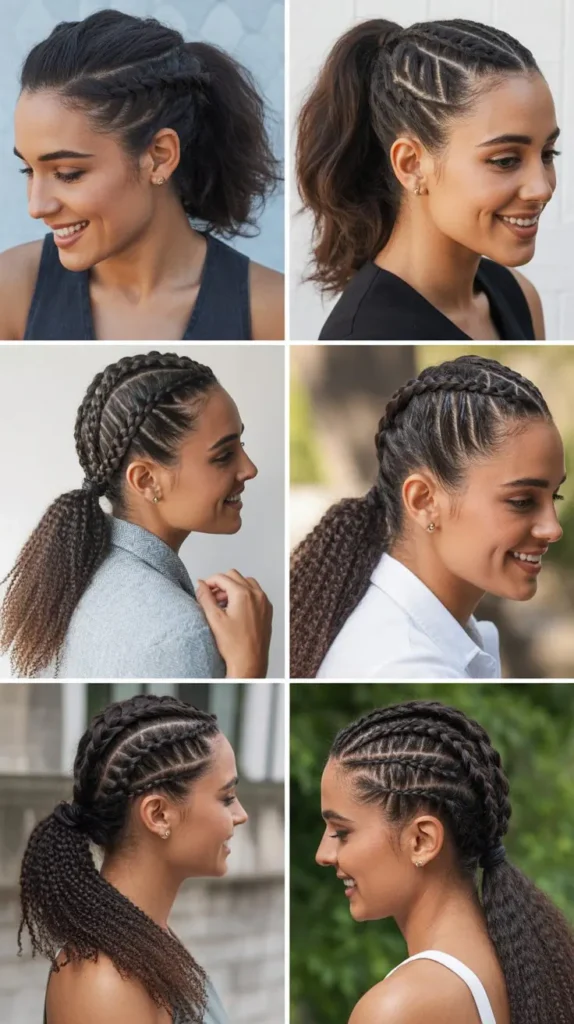 Braided Wrap Ponytail