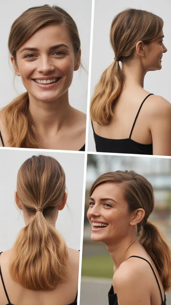 Side-Swept Ponytail