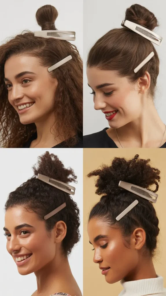 The Sleek Top Knot Claw Clip