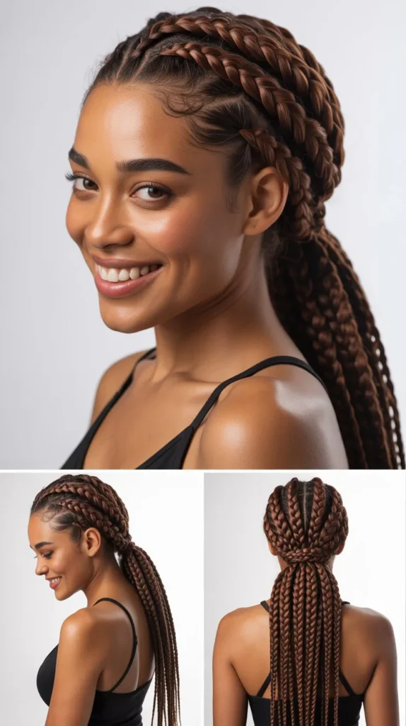 Jumbo Braided Ponytail