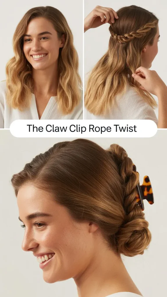 The Claw Clip Rope Twist