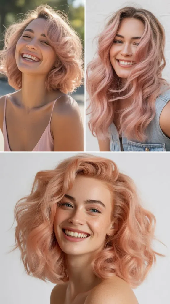 Light Pink Beach Waves