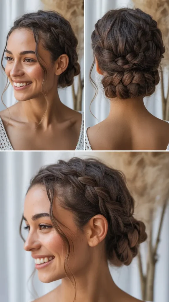 The Boho Braid Updo