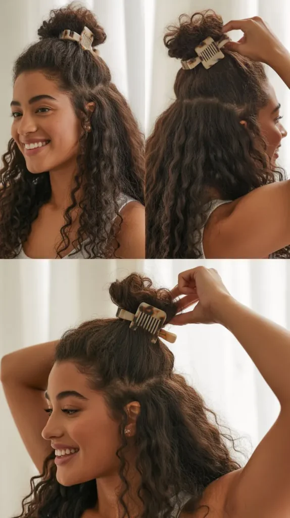 The Claw Clip High Bun