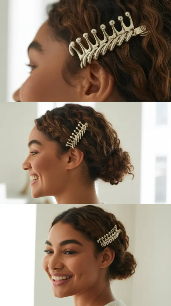 The Twisted Crown Claw Clip